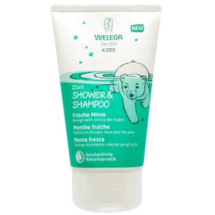 Детский шампунь Weleda  2 в 1 Мята, 150 мл