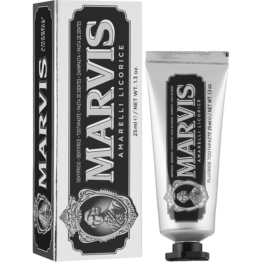 Зубна паста Marvis Amarelli Licorice, 25 мл: ціни та характеристики