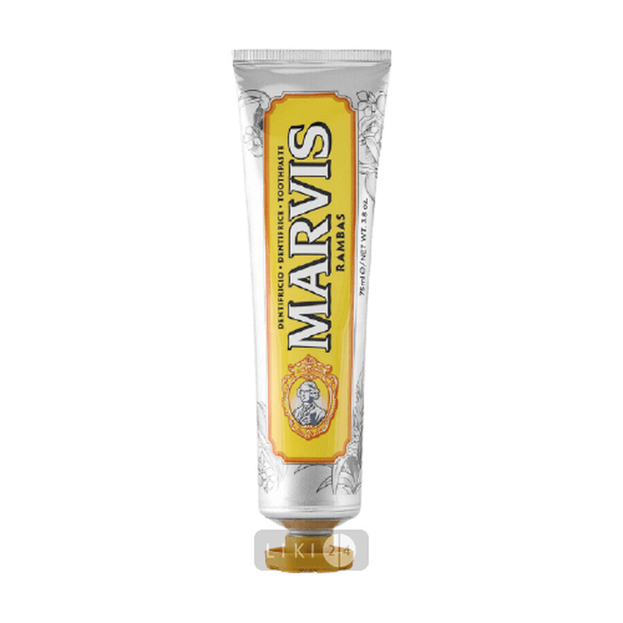 Зубная паста Marvis Rambas, 75 мл: цены и характеристики