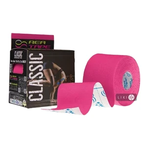 Кинезио тейп Rea Tape Classic 5 см х 5 м розовый