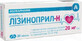 Лизиноприл-H 20 мг + 12,5 мг таблетки,  №30