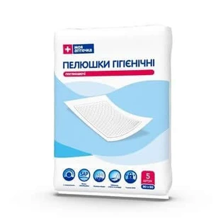 Пеленки гигиенические моя аптечка 60 см х 90 см №5