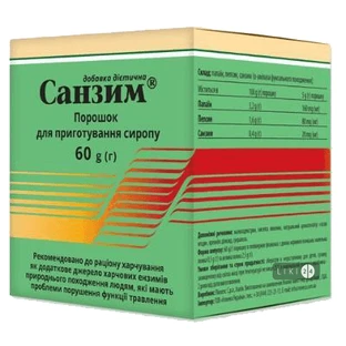 Санзим порошок д/пригот. сиропу 60 г флак.