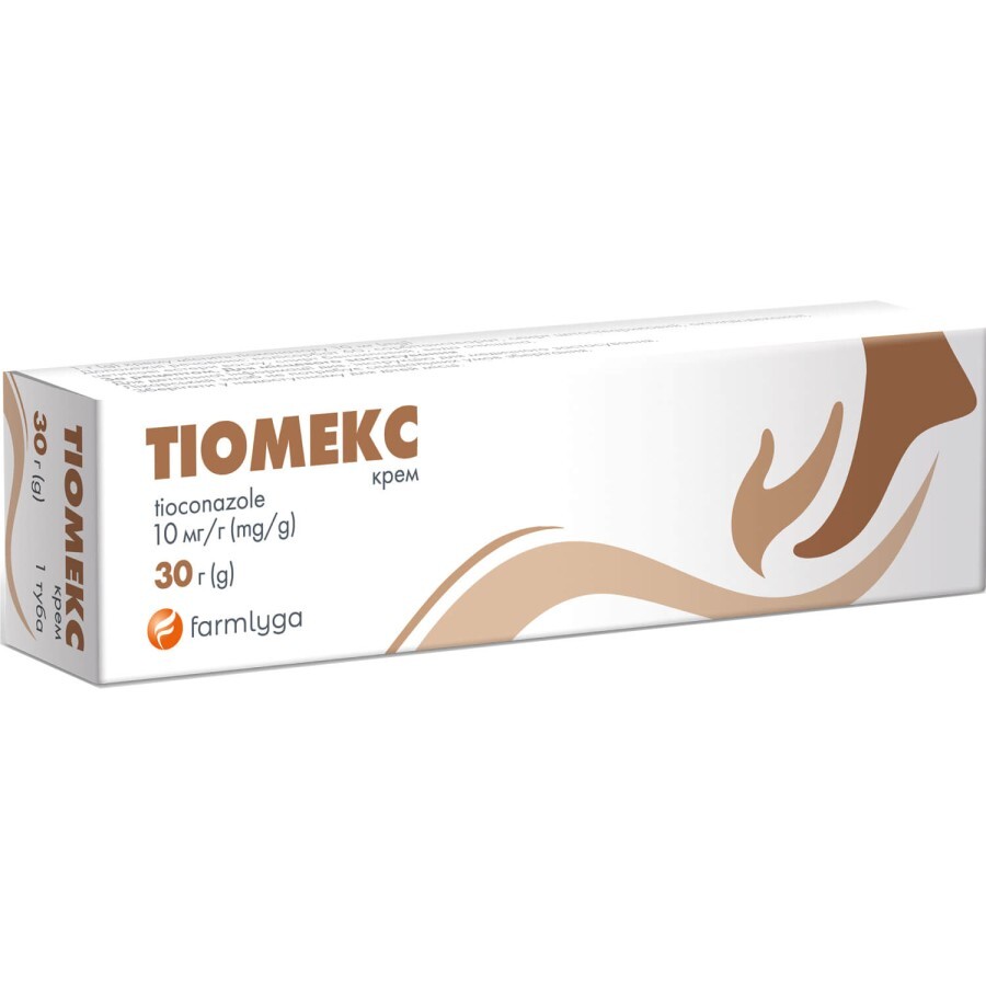 Тіомекс крем 10 мг/г туба 30 г: ціни та характеристики
