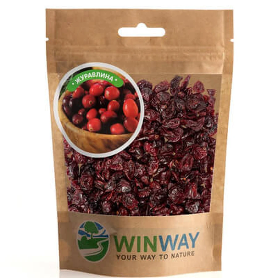 Журавлина сушена WINWAY (Вінвей) 100 г: ціни та характеристики