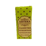Платочки бумажные Аптека Гаевского & Поповского белые, двухслойные, №10х10