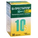 Бі-престаріум 10/5 табл. 10 мг + 5 мг контейн. №30: ціни та характеристики