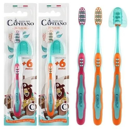 Зубна щітка Pasta del Capitano Junior 6+ для дітей від 6 років, м'яка: ціни та характеристики