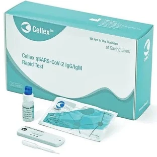 Кассетный экспрес-тест COVID-19 Cellex gSARS-CoV-2 IgG/IgM, №25