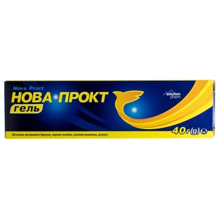 Нова Прокт гель Solution Pharm проти втоми і важкості в ногах, 40 г 