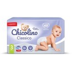 Підгузки дитячі Chicolino Classico Medium 3 (4-9 кг) унісекс, 40 шт.: ціни та характеристики