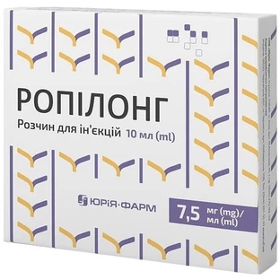 Ропілонг 7,5 мг/мл р-н д/ін. амп. 10 мл, №5