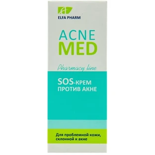 Крем-SOS Elfa Pharm Acne Med проти акне, 15 мл