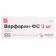 Варфарин-ФС табл. 3 мг блистер, пачка картон. №100