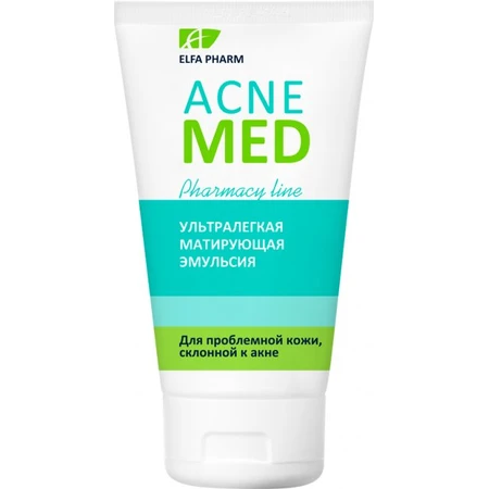 Ультралегкая матирующая эмульсия Elfa Pharm Acne Med 40 мл: цены и характеристики