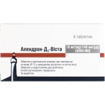 Алендрон-Д3-Віста табл. 5600 МО 70 мг + 140 мкг блістер №4: ціни та характеристики