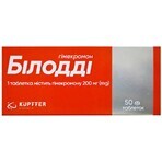 Билодди 200 мг таблетки блистер, №50: цены и характеристики