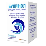 Бупринол табл. с модиф. высвобож. по 150 мг. контейнер №30