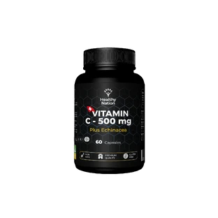 Вітамін С + Ехінацея Healthy Nation 500 мг 60 шт