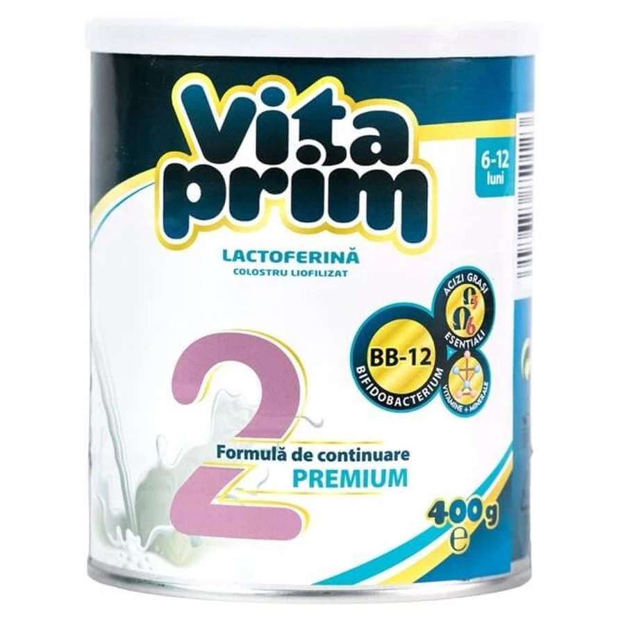 Сухая молочная смесь Vitaprim 2 для детей от 6 месяцев до 12 месяцев, 400 г: цены и характеристики