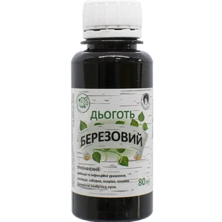 Деготь березовый Ключи Здоровья для ухода за волосами, 80 мл
