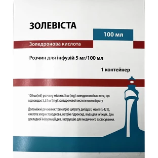 Золевиста р-р д/инф. 5 мг/100 мл контейнер 100 мл