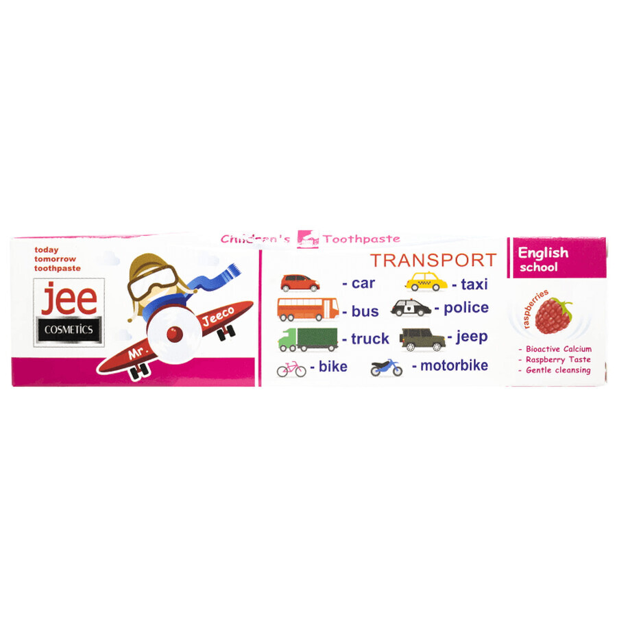 Зубная паста Jee Cosmetic Транспорт детская, 50 мл: цены и характеристики