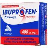 Ібупрофен-здоров'я капс. 400 мг блістер №20
