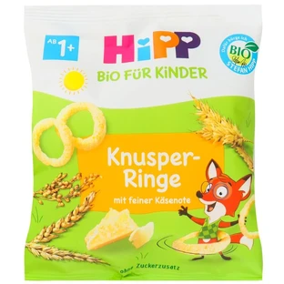 Хрусткі кільця дитячі HIPP з пармезаном 25 г