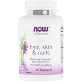 Вітаміни для шкіри, волосся, нігтів NOW Clinical Hair Skin & Nails капсули №30