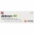 Діфорс 80 табл. в/плівк. обол. 5 мг + 80 мг блістер №30