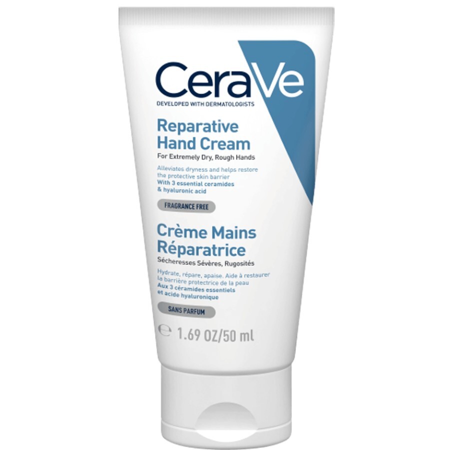 Восстанавливающий крем CeraVe для очень сухой и грубой кожи рук, 50 мл: цены и характеристики