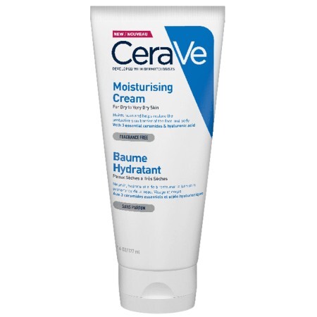 Увлажняющий крем CeraVe для сухой и очень сухой кожи лица и тела 177 мл
