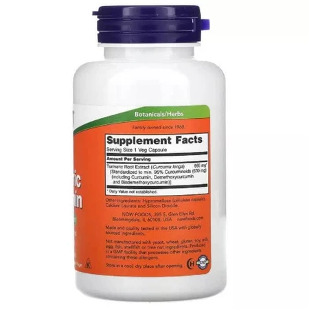 Куркумін Now Foods капсули 665 мг №60: ціни та характеристики