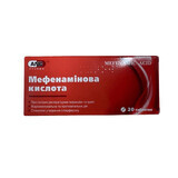 Мефенаминовая кислота ФарКоС 500 мг таблетки  блистер, №20