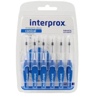 Щітки Dentaid Interprox 4G Conical для міжзубних проміжків 1.7 мм 6 шт 