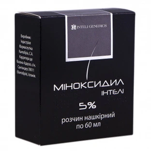 Миноксидил Интели р-р накожный 5 % фл. 60 мл