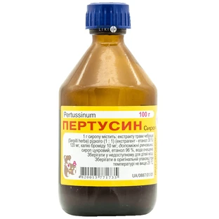 Пертусин сироп фл. з контр. розкриття 100 г