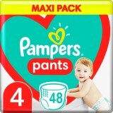 Подгузники-трусики Pampers Pants Maxi 4 9-15 кг 48 шт