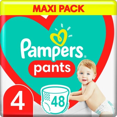Подгузники-трусики Pampers Pants Maxi 4 9-15 кг 48 шт
