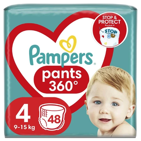 Подгузники-трусики Pampers Pants Maxi 4 9-15 кг 48 шт: цены и характеристики