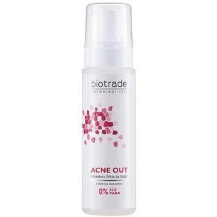 Пенка для лица Biotrade Acne Out Cleansing Face Foam, очищающая, с молочной кислотой, 150 мл