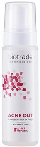Пінка для обличчя Biotrade Acne Out Cleansing Face Foam, очищувальна, з молочною кислотою, 150 мл