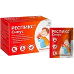 Респикс Синус порошок саше 4,5 г, со вкусом земляники, №10: цены и характеристики