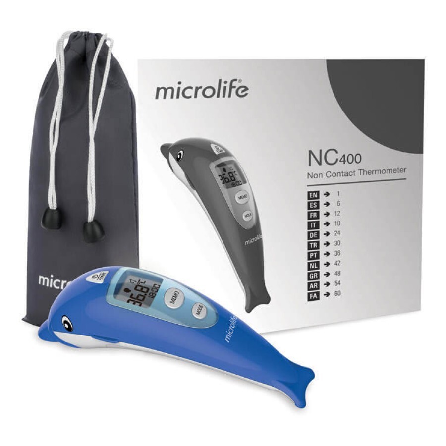 Термометр медицинский Microlife NC 400 инфракрасный, бесконтактный: цены и характеристики