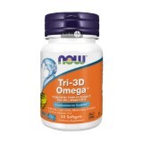 Витамины в капсулах Now Foods Tri-3D Оmega 30 шт