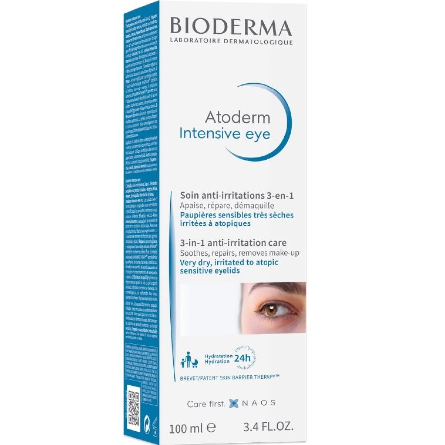 Засіб для контуру очей Bioderma Atoderm Intensive Eye 3-in-1 Anti-Irritations Care, 100 мл: ціни та характеристики