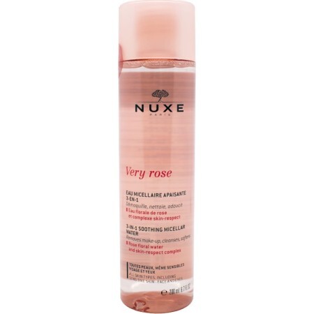 Мицеллярная вода Nuxe Very Rose 3 in 1 Soothing Micellar Water, 200 мл