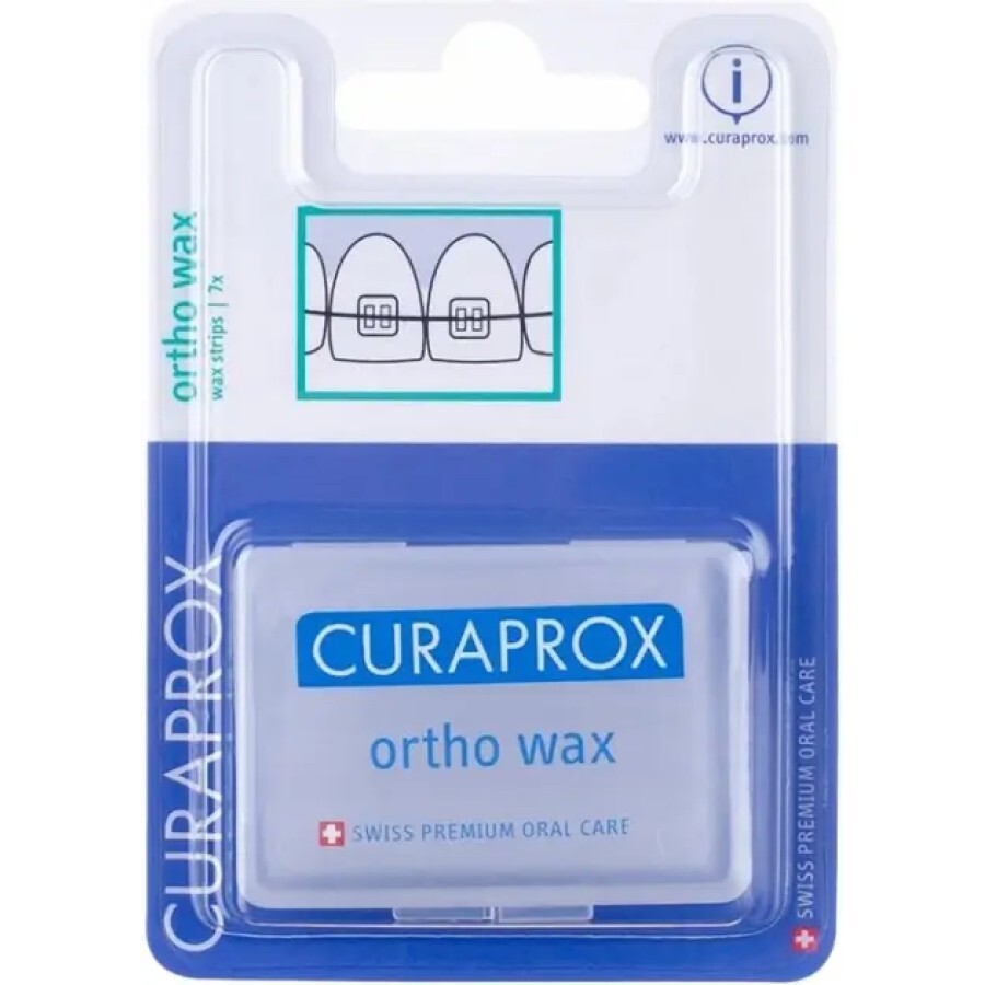 Ортодонтичний віск Curaprox Ortho Wax, 7 шт.: ціни та характеристики