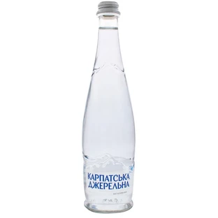 Вода мінеральна Карпатська Джерельна негазована, 0,5 л